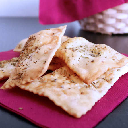 Olive oil crackers